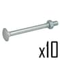 Coach Bolt & Nut M8 x 90mm, Pack Of 10