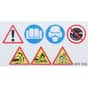 Stihl TS410, TS420 Shroud Top Warning Label