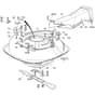 725M - 2005 - 13-2657-15 - Mountfield Ride On Mower Deck Diagram