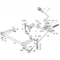 725M - 2005 - 13-2657-15 - Mountfield Ride On Mower Deck Lifting Diagram