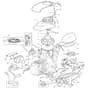 725M - 2008 - 299971533/M08 - Mountfield Ride On Mower R200ES Engine Diagram