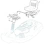 725M - 2008 - 299971533/M08 - Mountfield Ride On Mower Seat Diagram