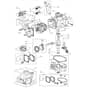 725M - 2009 - 2T0114483/UM9 - Mountfield Ride On Mower WBE0704 ES-RO Engine Diagram