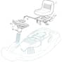 725V - 2010 - 2T0030283/M10 - Mountfield Ride On Mower Seat Diagram