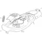 725V - 2011-2013 - 2T0314483/UM9 - Mountfield Ride On Mower Body Diagram