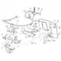 725V - 2011-2013 - 2T0314483/UM9 - Mountfield Ride On Mower Frame Diagram