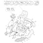 727 H - 2014-2015 - 2T0105483/M14 - Mountfield Ride On Mower Body Diagram