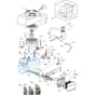 727 M - 2014-2015 - 2T0085483/M14 - Mountfield Ride On Mower Engine Assy Diagram