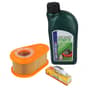 Hayter Harrier Pro 48, 56 Service Kit (Air Filter, Spark Plug, Oil)