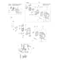 755 MASTER - Oleo-Mac Brushcutter Tank and air filter Diagram