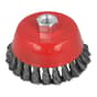 Twist Knot Wire Cup Brush (100mm)