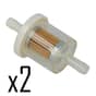 Kawasaki FC420V, Tecumseh OHV125 Fuel Filter, Pack of 2