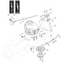 827H - 2013-2015 - 2T0065483/M13 - Mountfield Ride On Mower Engine Diagram