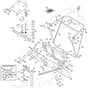 827H - 2016-2023 - 2T0070483/M16 - Mountfield Ride On Mower Frame Diagram