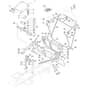 827HB - 2013 - 2T0075283/M13 - Mountfield Ride On Mower Frame Diagram