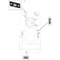 827HB - 2014 - 2T0075283/MFR - Mountfield Ride On Mower Labels Diagram