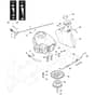 827M - 2013-2015 - 2T0045483/M13 - Mountfield Ride On Mower Engine Diagram