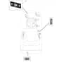 827M - 2013-2015 - 2T0045483/M13 - Mountfield Ride On Mower Labels Diagram