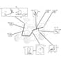 827M - 2016-2022 - 2T0050483/M16 - Mountfield Ride On Mower Electrics Diagram
