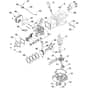 827M - 2016-2022 - 2T0050483/M16 - Mountfield Ride On Mower Engine Cylinder Diagram