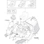 827M - 2024-2025 - 2T0052483/CAS - Mountfield Ride On Mower Bodywork Diagram