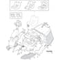 827M - 2023 - 2T0090283/M23 - Mountfield Ride On Mower Body Diagram