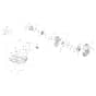 8545 ERGO (SEMAK) -  - Efco Brushcutter Tank and air filter Diagram