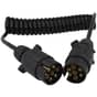 Trailer Extension Cable 2.5m, 7 Pin Male Sockets