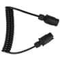 Trailer Extension Cable 2.5m, 7 Pin Male Sockets