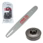 WAR TEC 15" - Guide Bar .325" - 050" Chain & Sprocket  - Husqvarna 136, 141