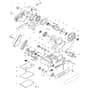 Makita 9900B - Belt Sander 76mm - Power Tool Diagram