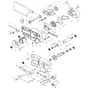 Makita 9910 - Belt Sander 76mm - Power Tool Diagram
