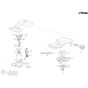 A 5va - 2026 - 2R7114228/UKS - Stiga Robot Mower Blade Motor and Wheel Motors Diagram
