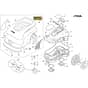 A 7500 - 2024-2025 - 2R9106128/UKS - Stiga Robot Mower Wheels Bodywork Diagram