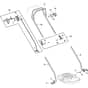 AERO 132e Kit - 2022-2025 - 298302068/ST1 - Stiga Rotary Mower Handle Diagram