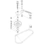 AL-KO R7-65 HD Hydrostatic Rider - 127487 - Transmission Belt - Tensioner: 12.2018 - 8.2020