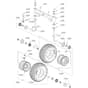 AL-KO R85.1 Li Battery Rider - 127617 - Front Axle