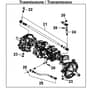 APACHE 92 4x4 EVO - 2021 - Oleo-Mac Ride On Mower Front axle transmission Diagram