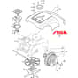Autoclip 524 S - 2015-2016 - 2R5005058/ST15 - Stiga Robot Mower Bodywork Diagram