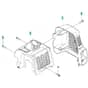 McCulloch B40 B - 2012-04 - Cylinder Cover Parts Diagram