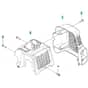 McCulloch B40 B - 2017-02 - Cylinder Cover Parts Diagram
