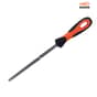 Bahco Double Ended Saw File 4-190-06-2-2 150mm (6in) Handled - 4-190-06-2-2