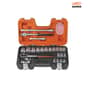 Bahco S240 Socket Set of 24 Metric 1/2in Drive - S240