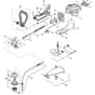 BC 210 CX - 2007 - 182010008 - Castel Garden Trimmer Handle Transmission Diagram