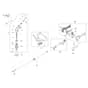 BC 270 S - Oleo-Mac Brushcutter Transmission Diagram