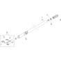 BC 300 D - Oleo-Mac Multi Function Tool Extension Diagram