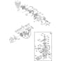 BC 390 D - 2004 - 284021001/X - Castel Garden Brushcutter Engine 02 Diagram