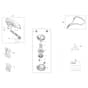 BC 400 S - Oleo-Mac Brushcutter Accessories Diagram
