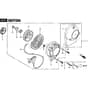 BC 425 HD - 2023-2025 - 281221003/21 - Stiga Brushcutter Pole Pruner Diagram