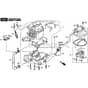 BC 425 HJ - 2023-2025 - 281220003/21 - Stiga Brushcutter Crankcase Diagram